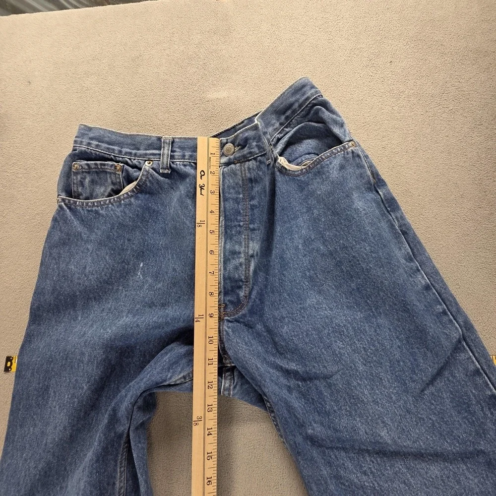 Vintage Levis 501 Jeans Mens Blue Straight Button Fly Made In USA Fits 32x32
